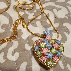 Joan Rivers Colorful Heart Necklace